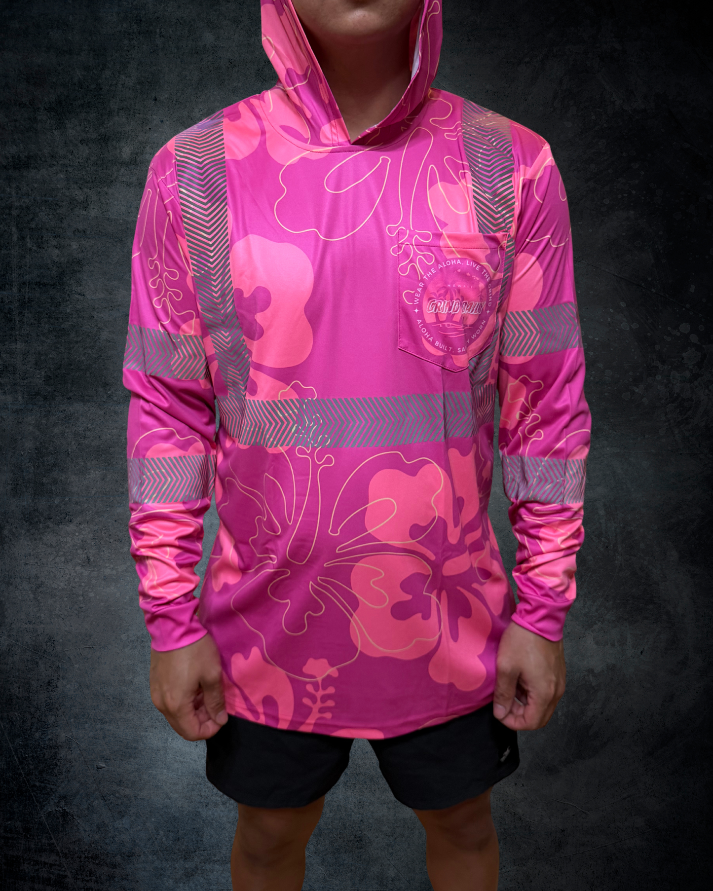 Hibiscus Heat Reflective Hoodie