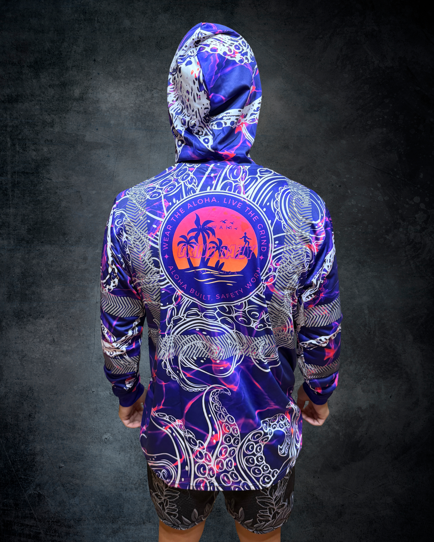 Purple Haze Tako Reflective Hoodie