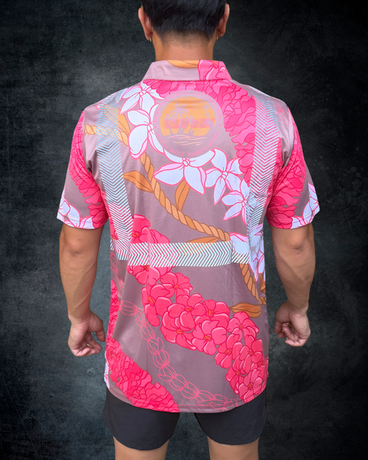 Cocoa Bloom Reflective Polo