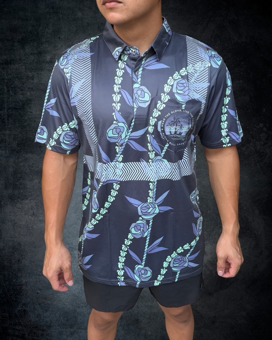 Stone Rose Reflective Polo