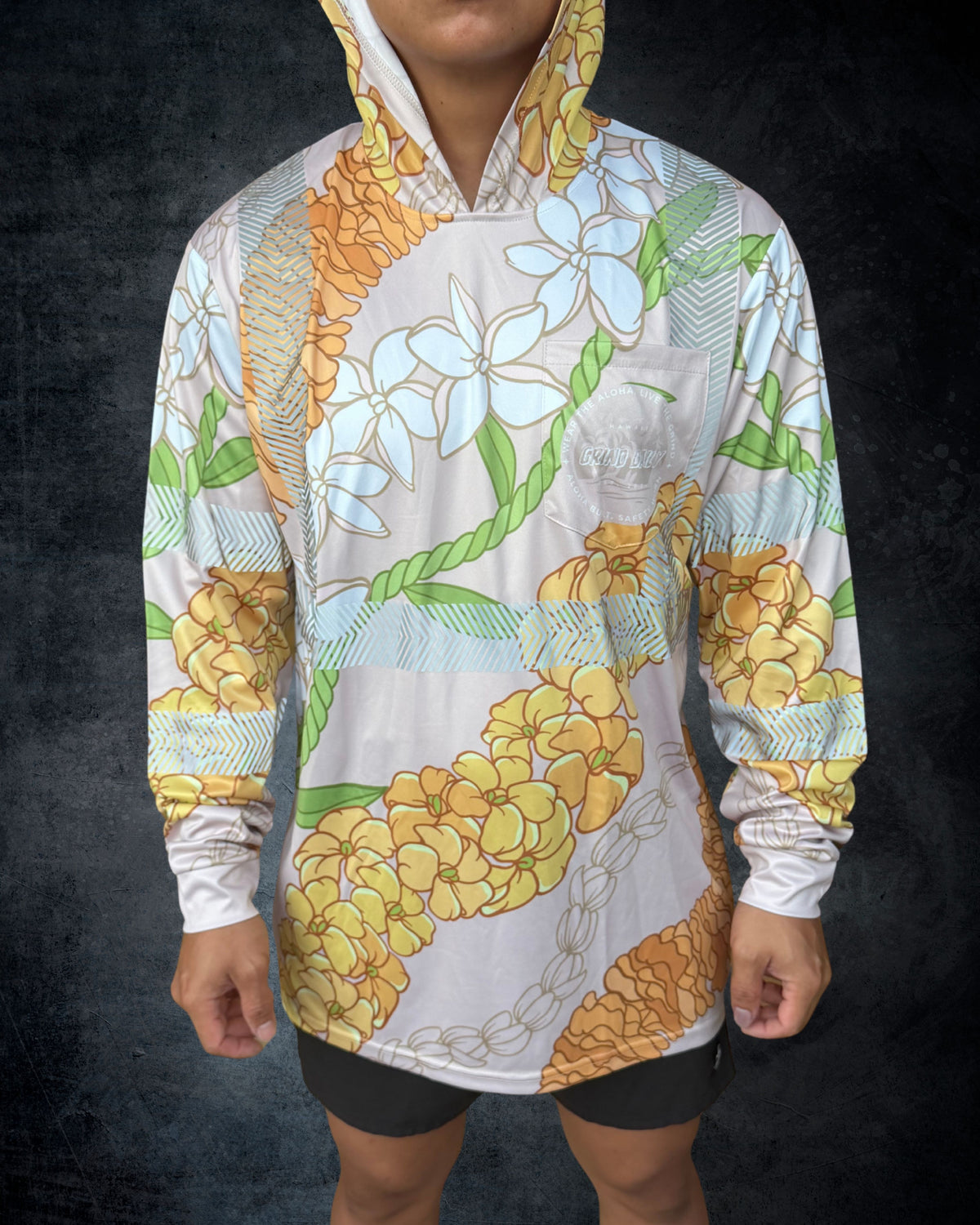Golden Bloom Reflective Hoodie