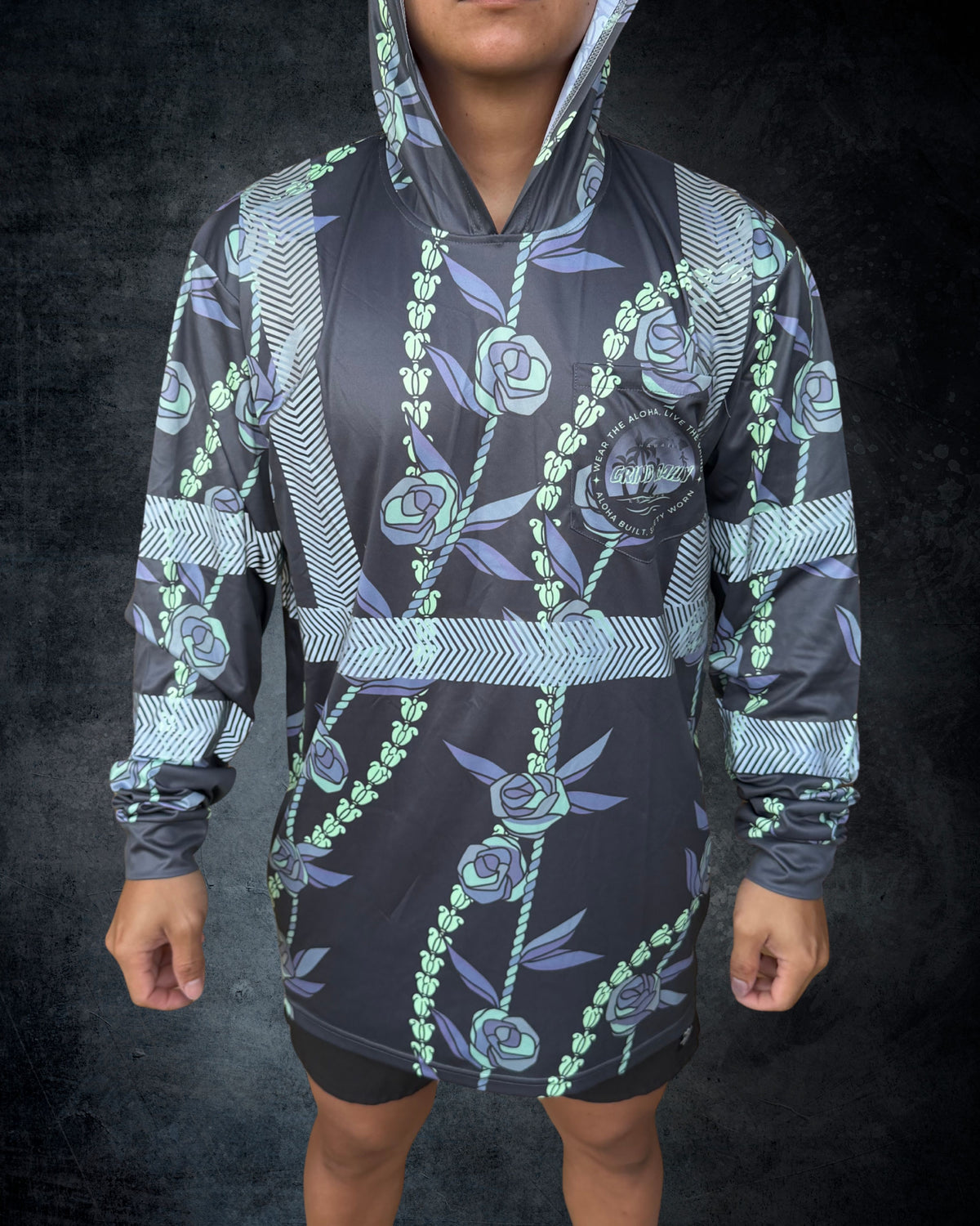 Stone Rose Reflective Hoodie