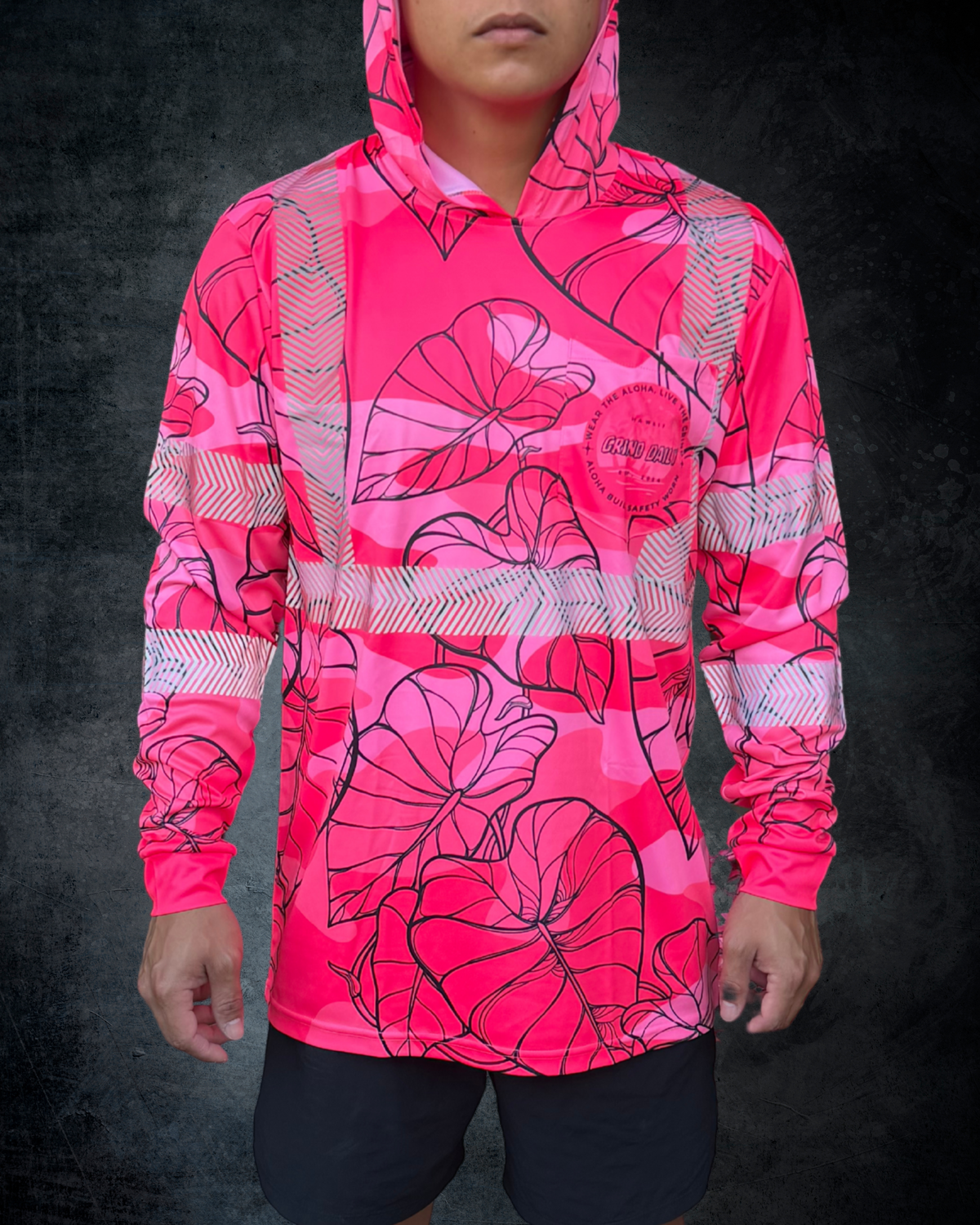 Tropic Camo Reflective Hoodie