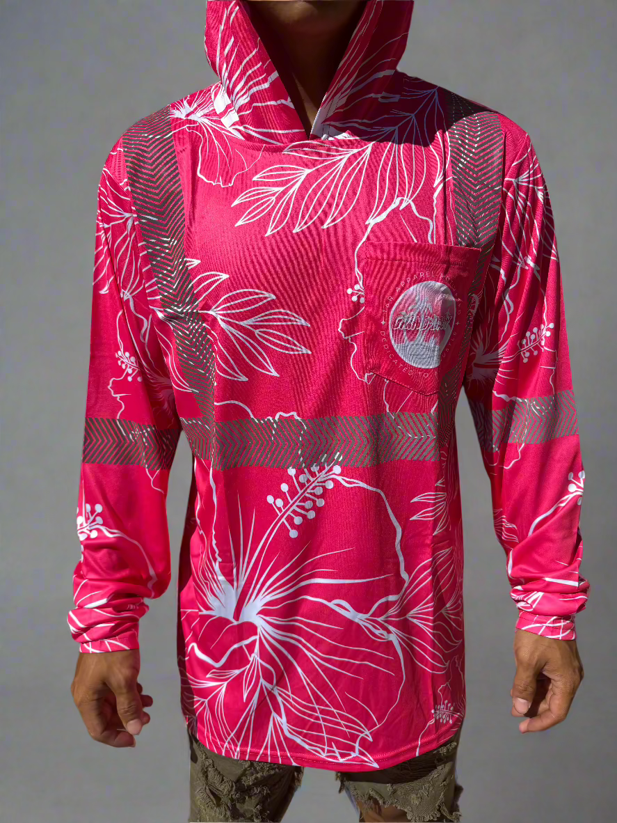 Pink Reflective Hoodie